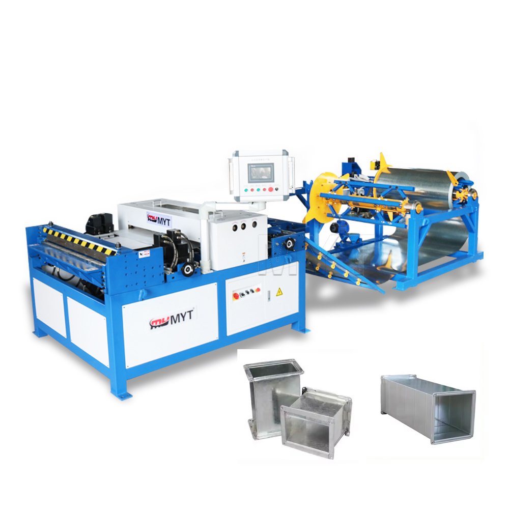 MYT Air Duct Production Line 3 Rectangular Duct Machine HVAC Duct Forming Machine Ductwork Machines For sales